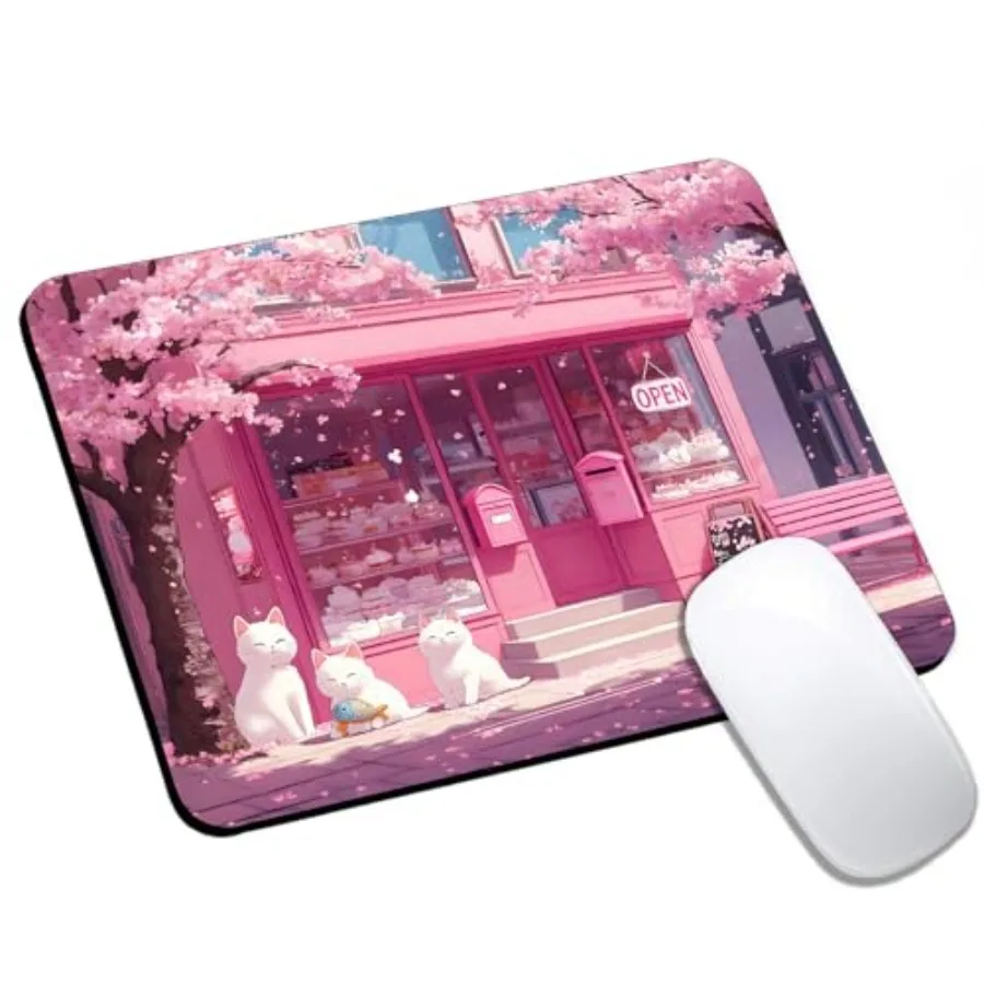 Cute Small Mouse Pad, Computer Mouse Pads for Desk, Non-Slip Rubber Base Portable Mousepad for Laptop, 9.5" x 7.9" Square Desig
Cute Small Mouse Pad, Computer Mouse Pads for Desk, Non-Slip Rubber Base Portable Mousepad for Laptop, 9.5" x 7.9" Square Desig