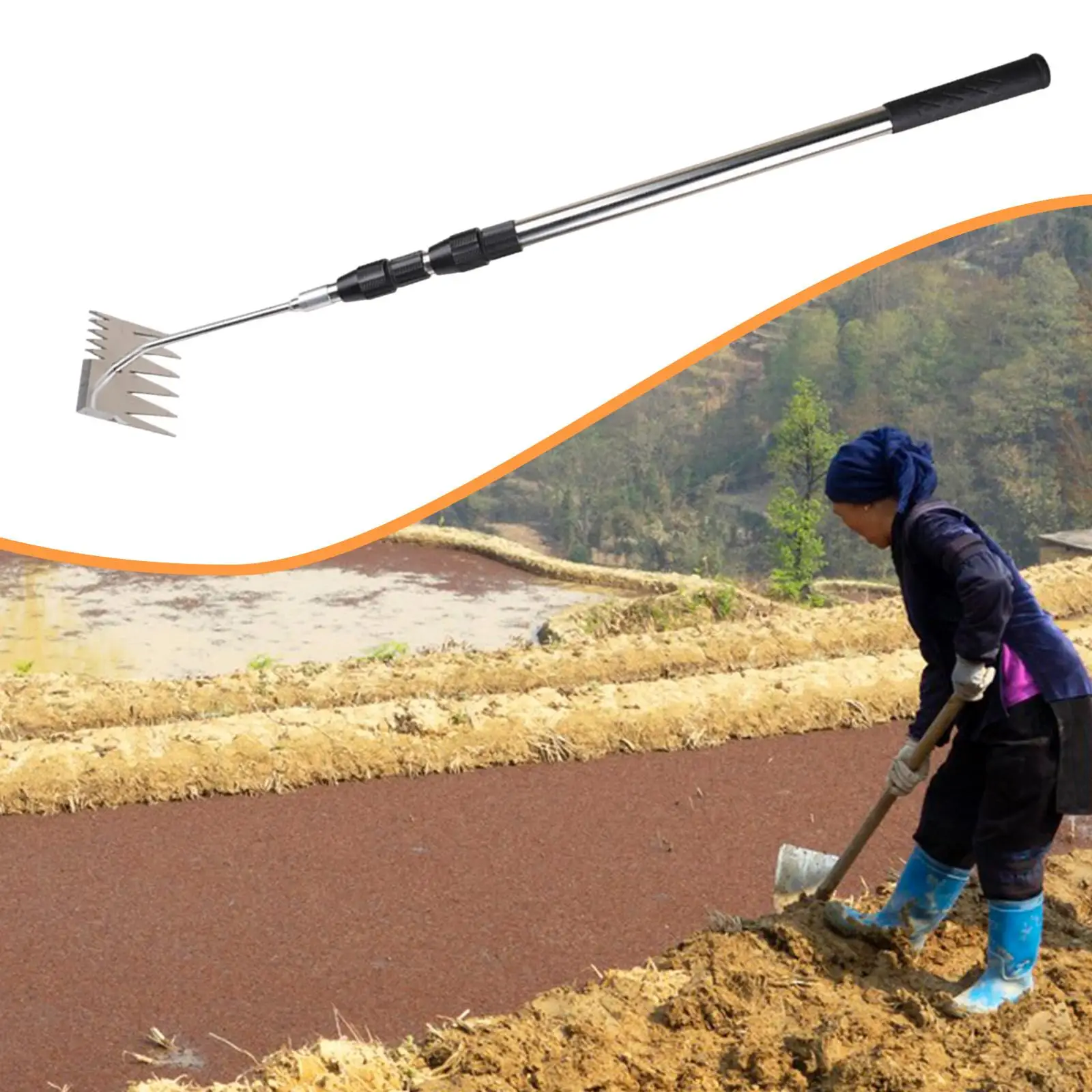 Weed Puller Tool Manual Weeding Equipment Agricultural Cultivator Gardening Hand Weeder Tool Garden Rake for Loosening Lawn Farm
Weed Puller Tool Manual Weeding Equipment Agricultural Cultivator Gardening Hand Weeder Tool Garden Rake for Loosening Lawn Farm