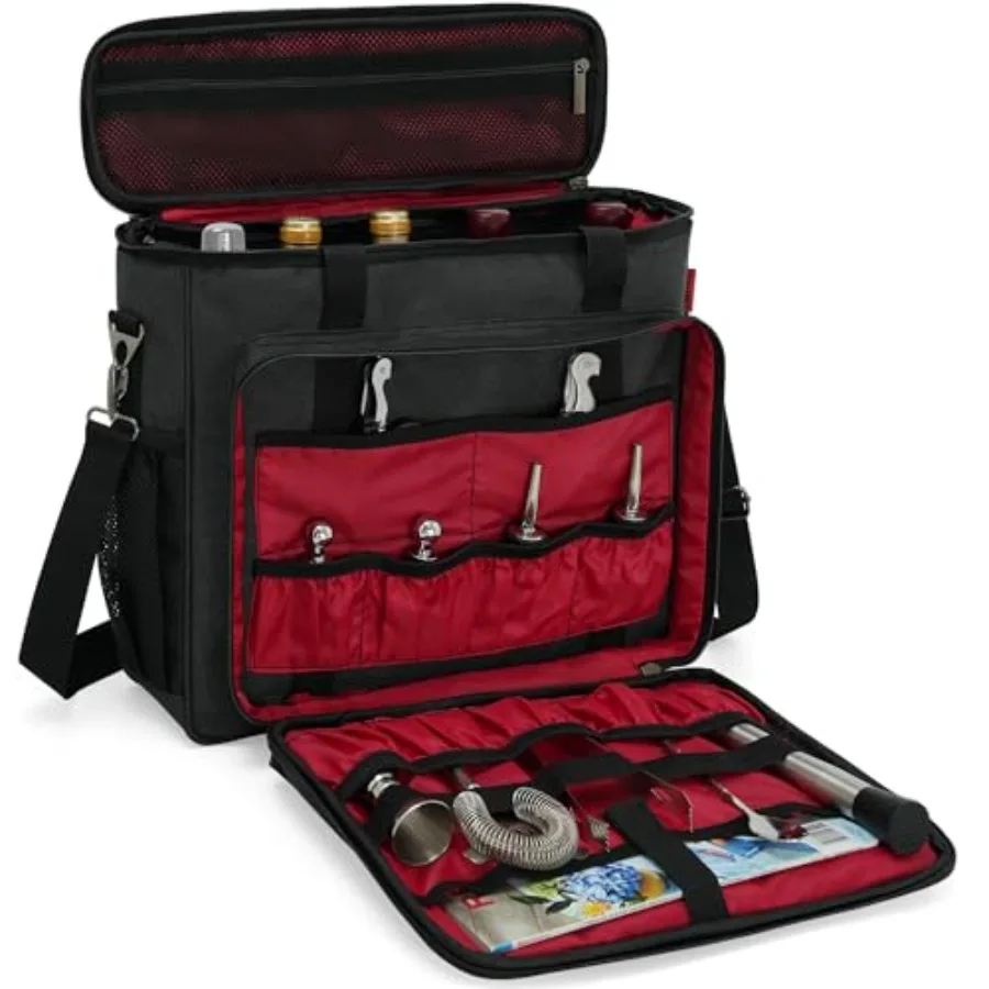 Bartender Kit 11-Piece Cocktail Shaker Set Bartender Travel Carrying
Bartender Kit 11-Piece Cocktail Shaker Set Bartender Travel Carrying