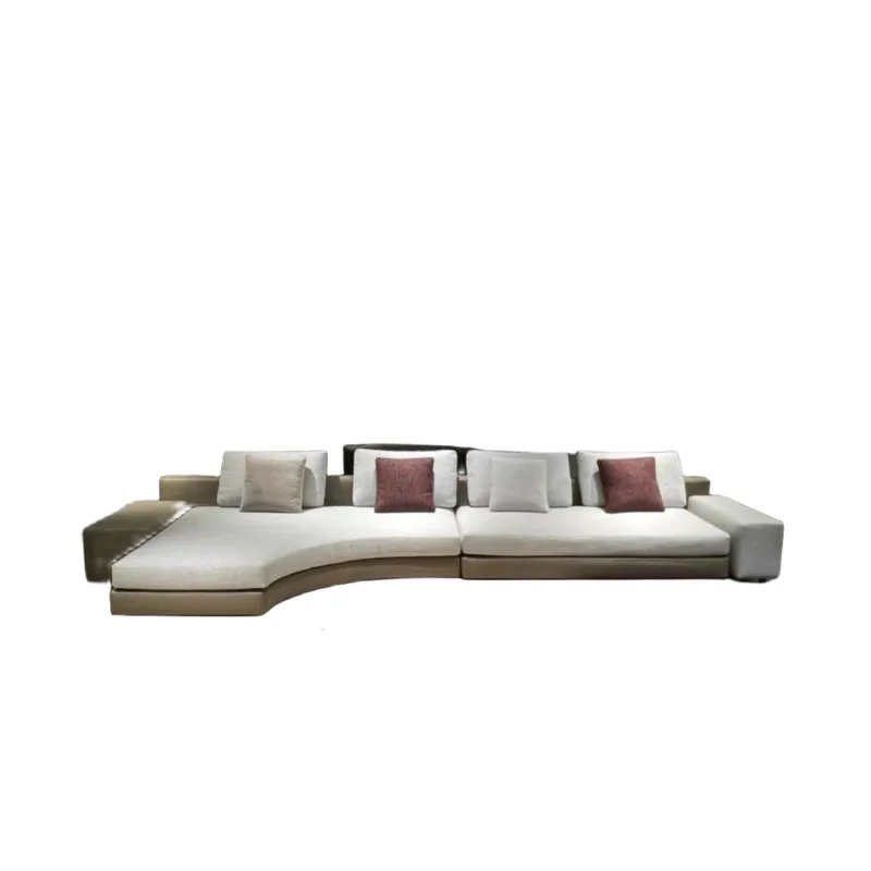 Minimal large flat floor small apartment straight row corner special-shaped designer living room leather cloth sofa
Minimal large flat floor small apartment straight row corner special-shaped designer living room leather cloth sofa