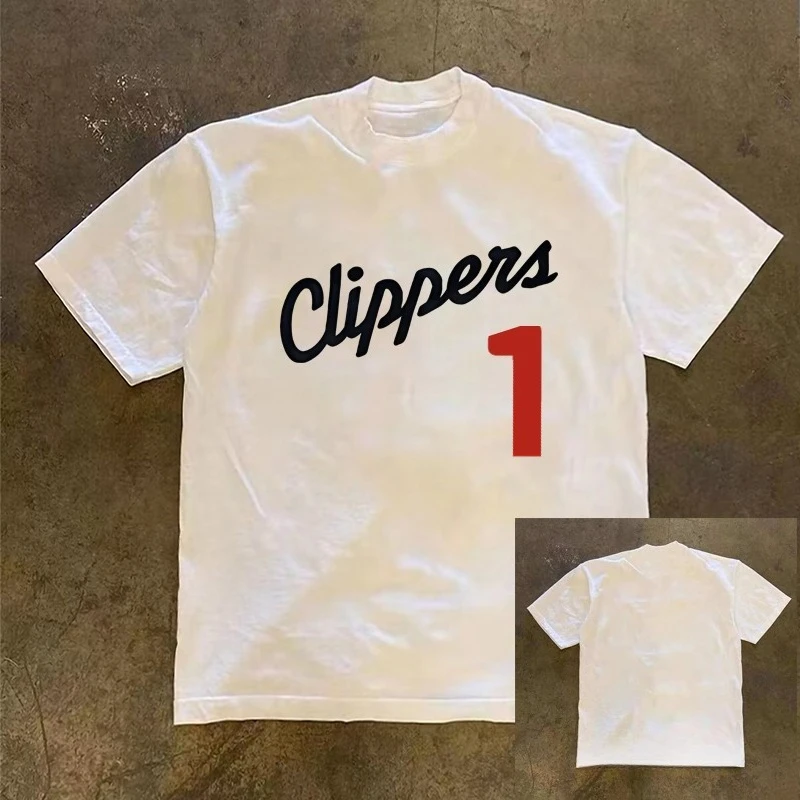 The Clippers' No. 1 Pure Cotton Harden American Fan Basketball Culture Printed Short-sleeved T-shirt and Jersey for Summer
The Clippers' No. 1 Pure Cotton Harden American Fan Basketball Culture Printed Short-sleeved T-shirt and Jersey for Summer