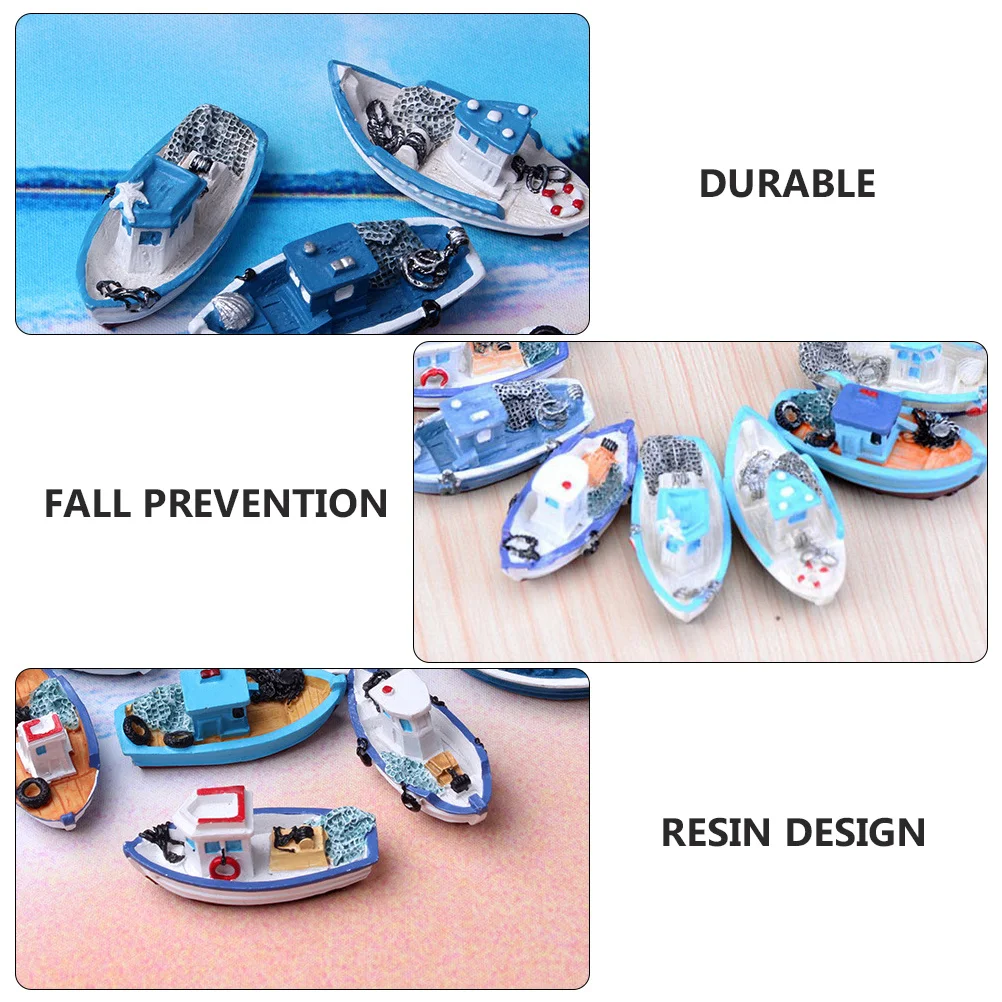 6Pcs Resin Mini Fishing Boats Micro Landscape Aquarium Decor Decorative Boat Creative Resin
6Pcs Resin Mini Fishing Boats Micro Landscape Aquarium Decor Decorative Boat Creative Resin