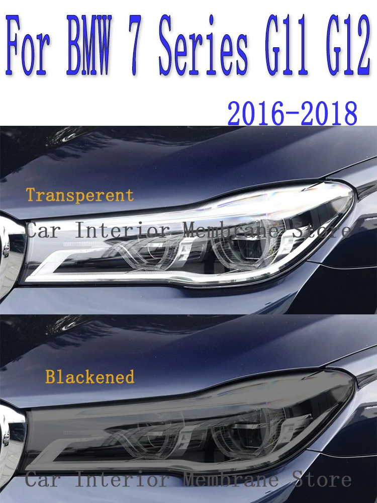 For BMW 7 Series G11 G12 2016-2018 TPU Car Exterior Headlights Anti-Scratch Protective Film Headlamps Repair Sticker Accessories
For BMW 7 Series G11 G12 2016-2018 TPU Car Exterior Headlights Anti-Scratch Protective Film Headlamps Repair Sticker Accessories