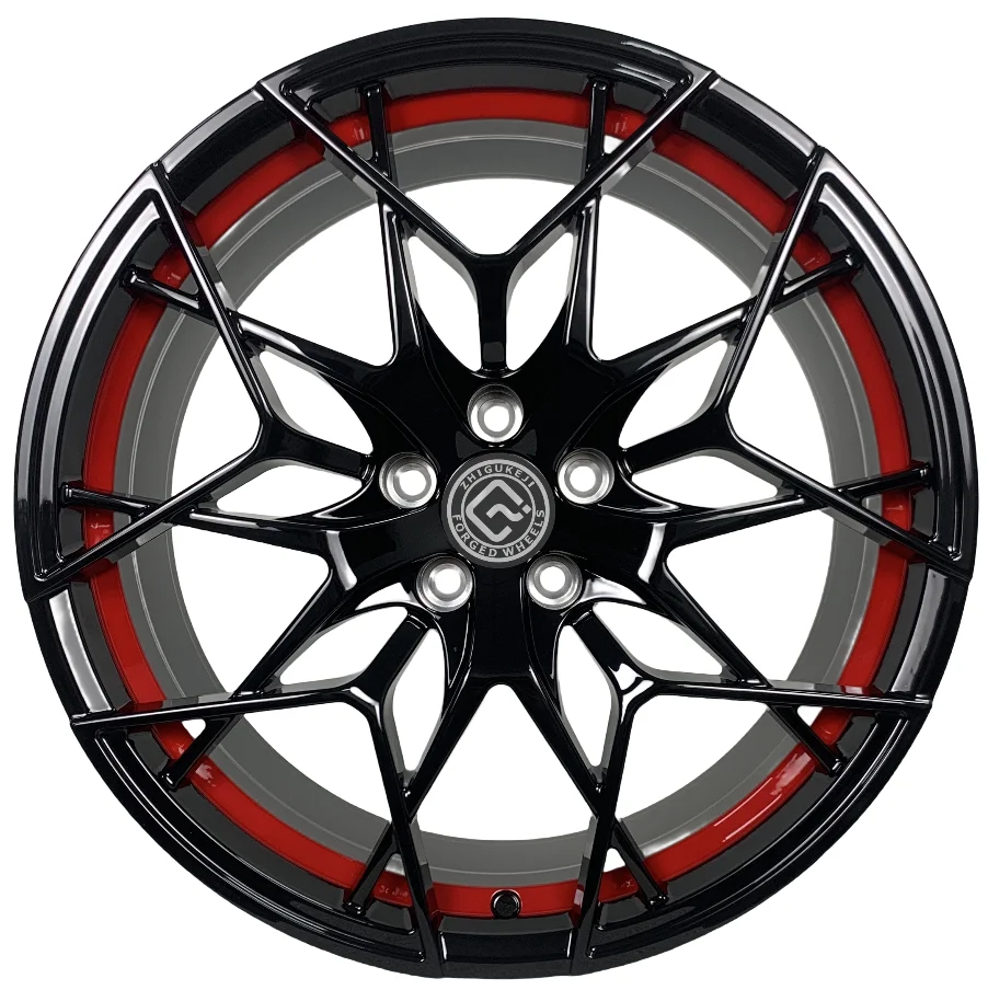 High end private customization 19in gloss red forged wheels, 5x108 PCD 30mm ET lightweight passenger car sport tuning alloy rims
High end private customization 19in gloss red forged wheels, 5x108 PCD 30mm ET lightweight passenger car sport tuning alloy rims