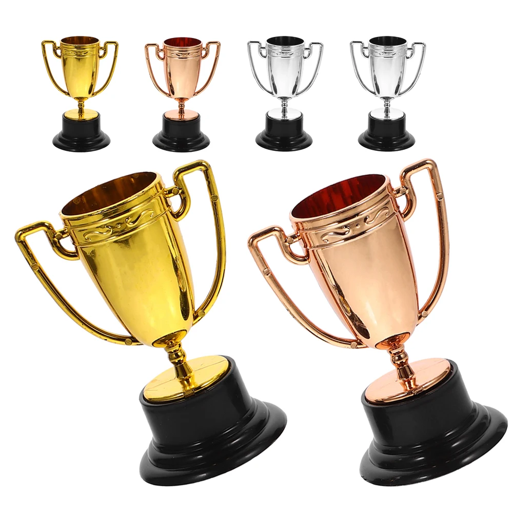 6pcs Mini Trophies Celebration Decorations Elasticity Plastic Child Party Trophy Special Shaped Realistic Bright Winner School
6pcs Mini Trophies Celebration Decorations Elasticity Plastic Child Party Trophy Special Shaped Realistic Bright Winner School