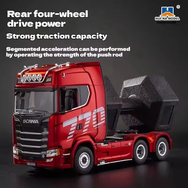 Huina 770s Genuine Remote Control Engineering Car Alloy Model Toy For Children Four-Wheel Drive 50:1 Scale Trailer Head
Huina 770s Genuine Remote Control Engineering Car Alloy Model Toy For Children Four-Wheel Drive 50:1 Scale Trailer Head
