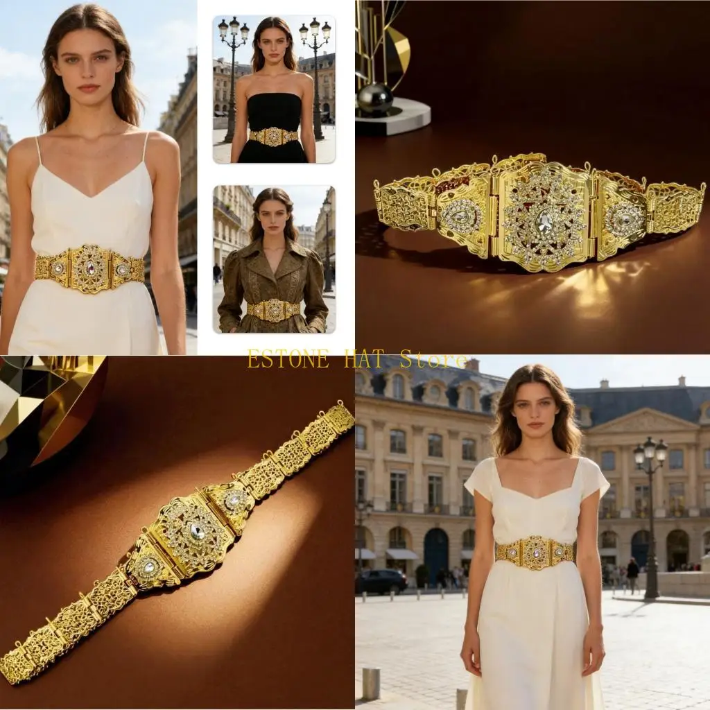 49MF Trendy Moroccan Designed Metal Belt In Gold Suitable For Various Outfits
49MF Trendy Moroccan Designed Metal Belt In Gold Suitable For Various Outfits