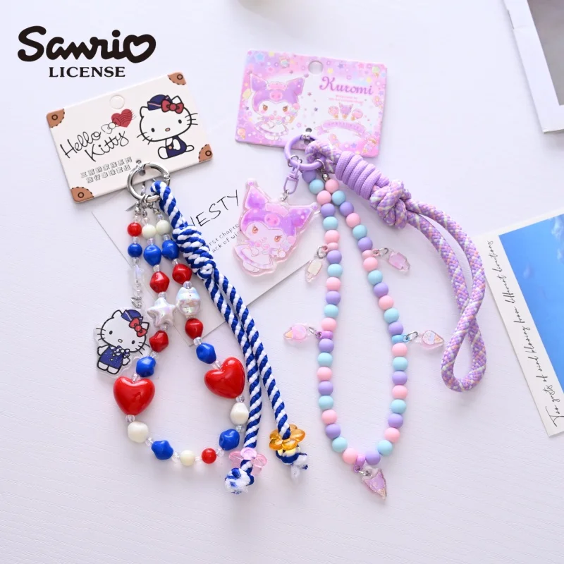 Оригинальный акриловый брелок-подвеска Sanrio Hello Kitty с бусинами для телефона и сумки, подарок
Оригинальный акриловый брелок-подвеска Sanrio Hello Kitty с бусинами для телефона и сумки, подарок