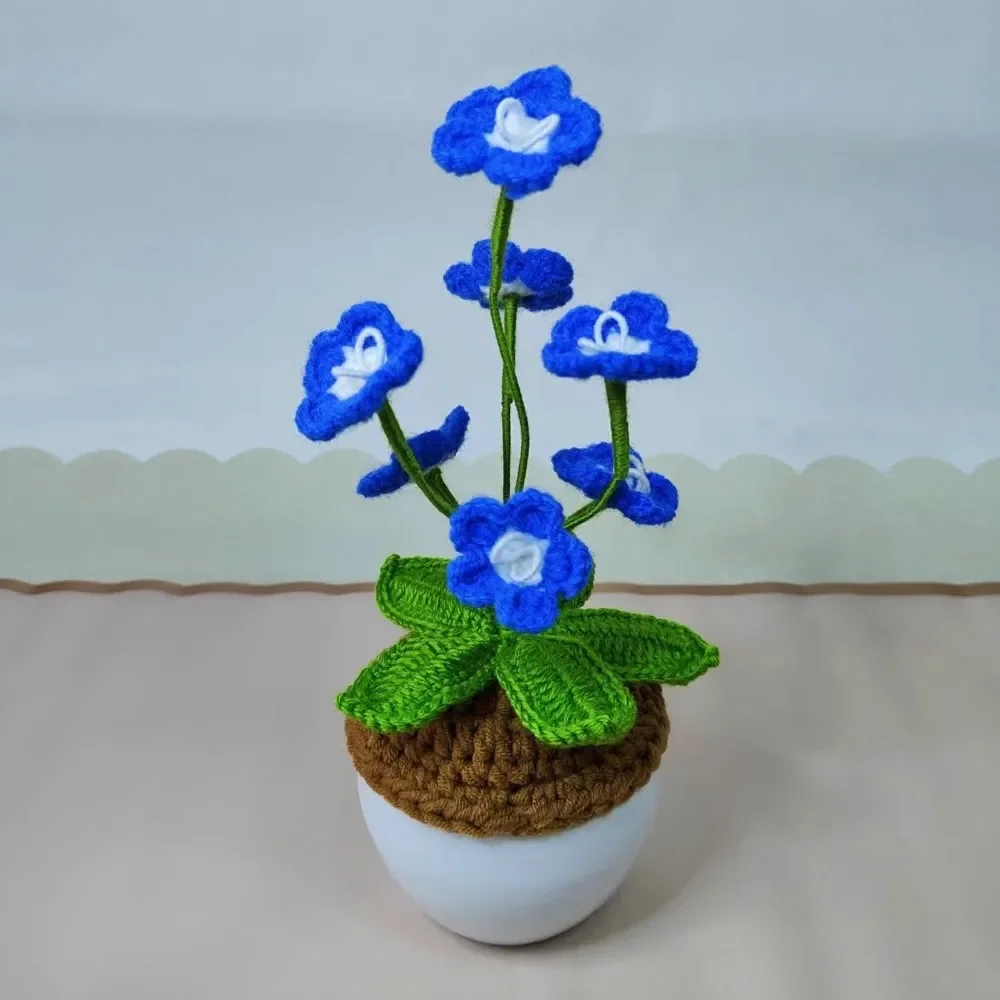 DIY Handmade Crochet Wool Woven Flower Simulation Green Plant Eternal Bee Flower
DIY Handmade Crochet Wool Woven Flower Simulation Green Plant Eternal Bee Flower