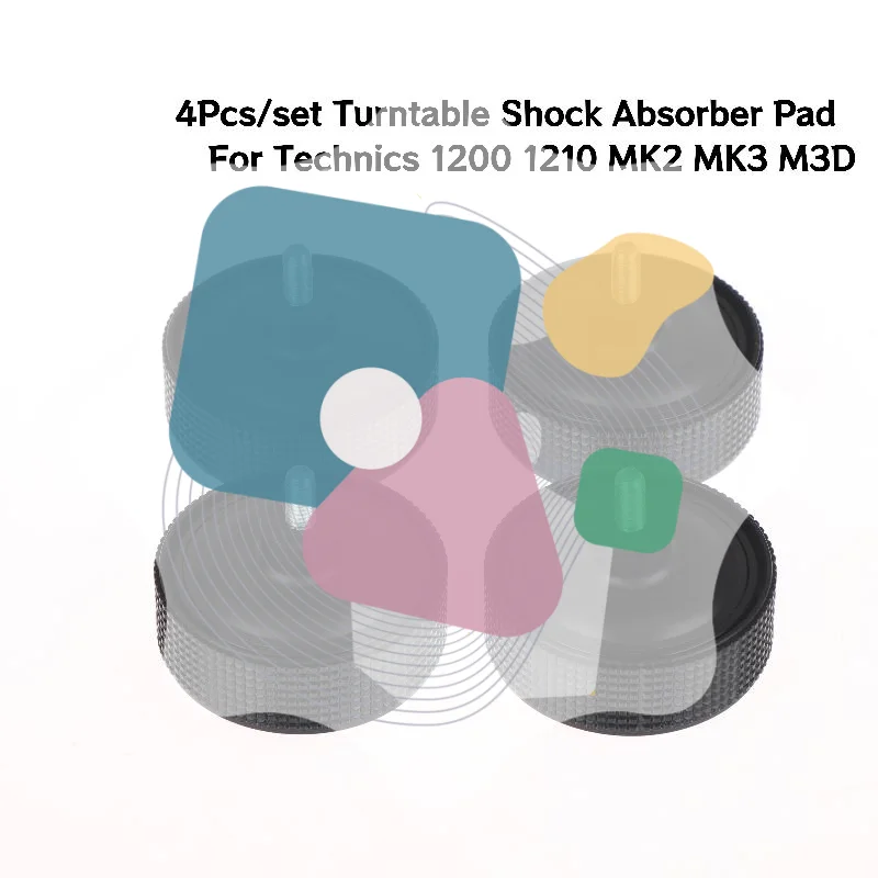 4Pcs Turntable Shock Absorber Pad Damping Foot Pad For Technics SL-1200 Audio CD HiFi LP Vinyl Record Player Accessories
4Pcs Turntable Shock Absorber Pad Damping Foot Pad For Technics SL-1200 Audio CD HiFi LP Vinyl Record Player Accessories
