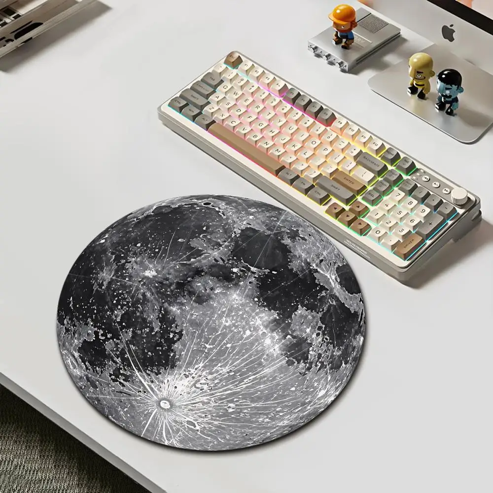 HYBXAXC Rubber Moon Earth Mouse Pad Non-Slip Round Desk Accessory Table Cushion Desk Pad Desk Gadgets Mousepad Carpet
HYBXAXC Rubber Moon Earth Mouse Pad Non-Slip Round Desk Accessory Table Cushion Desk Pad Desk Gadgets Mousepad Carpet