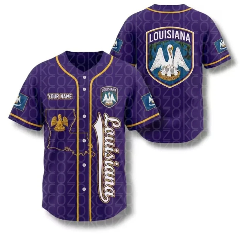 Custom LOUISIANA CITY Team Baseball Jersey for Men Women Short Sleeve JerseyShirt Team Shirts Hip Hop Unisex Tops
Custom LOUISIANA CITY Team Baseball Jersey for Men Women Short Sleeve JerseyShirt Team Shirts Hip Hop Unisex Tops