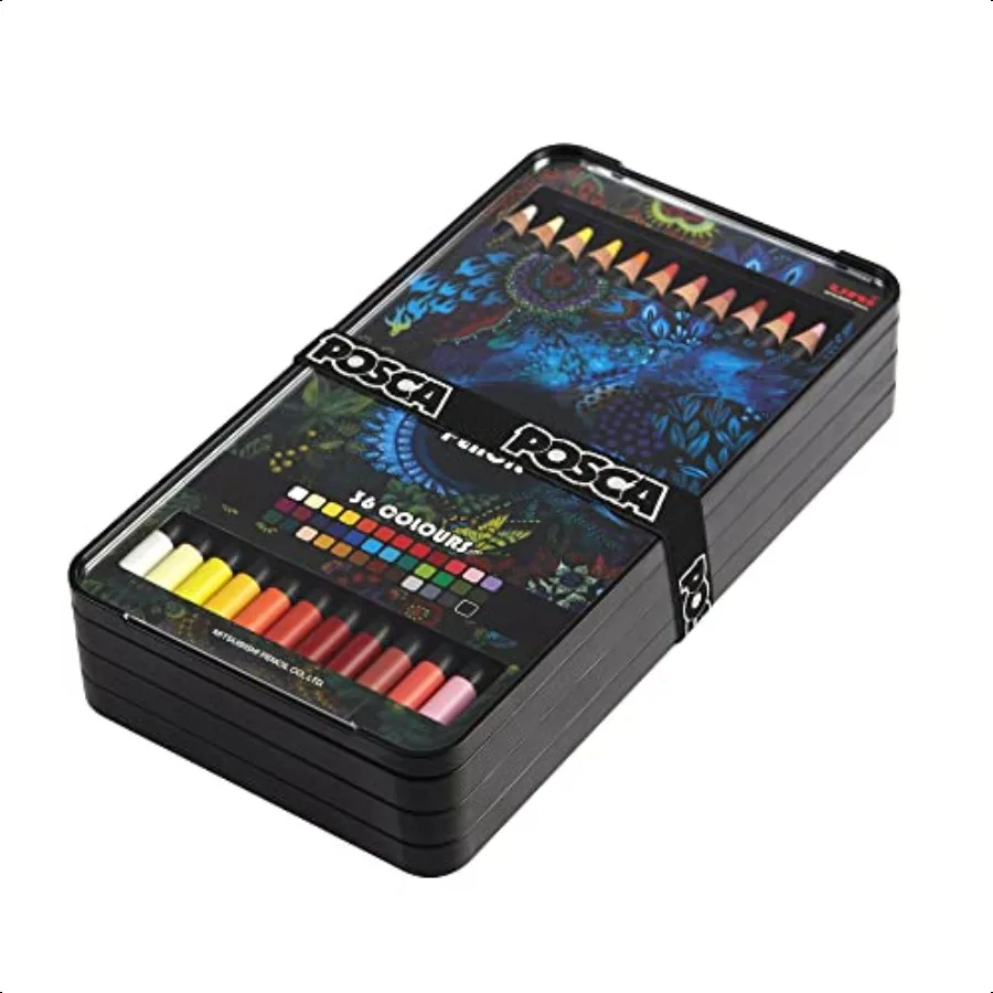 Posca Pencil oil color box Multicolour 36 Units Pack of 1
Posca Pencil oil color box Multicolour 36 Units Pack of 1