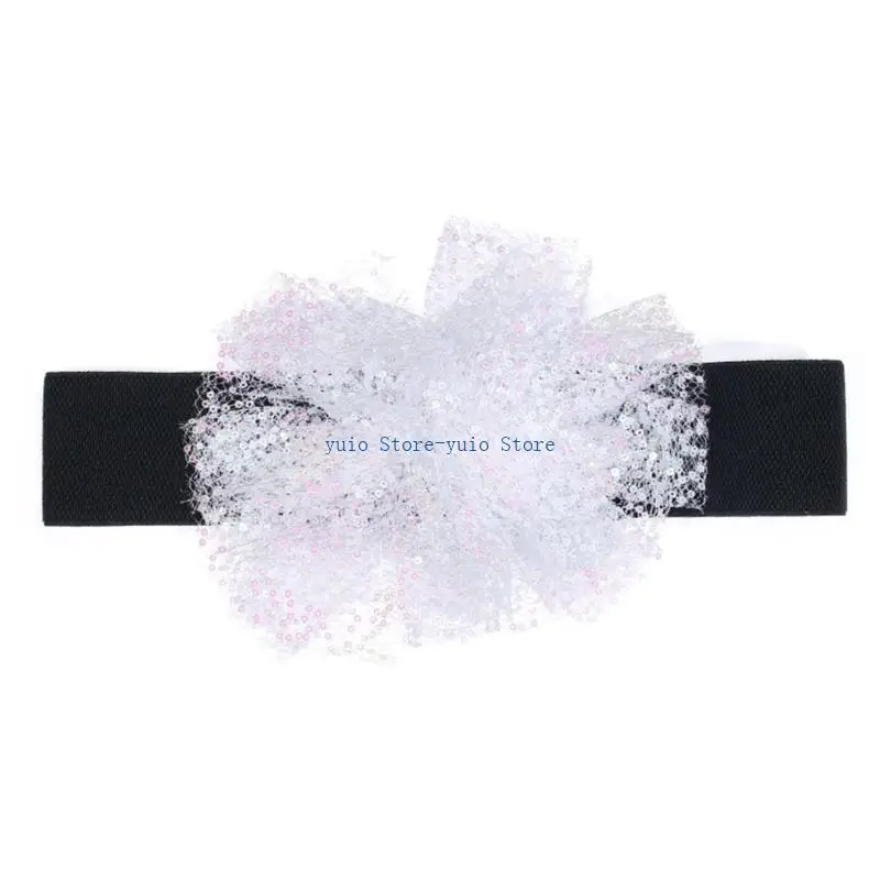 X7XB Sequins Yarn Flower Decors Waist Belt Women Weave Stretchy Belt Wide Waistband Colorful Waist Strap for Shirt Blouses
X7XB Sequins Yarn Flower Decors Waist Belt Women Weave Stretchy Belt Wide Waistband Colorful Waist Strap for Shirt Blouses