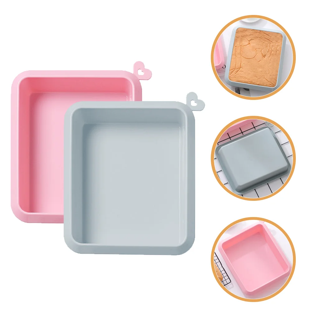 2 Pcs Cake Pan Professional Shop Tins Kitchen Baking Molds Bread Donut Non-stick DIY Mould Silica Gel Silicone
2 Pcs Cake Pan Professional Shop Tins Kitchen Baking Molds Bread Donut Non-stick DIY Mould Silica Gel Silicone