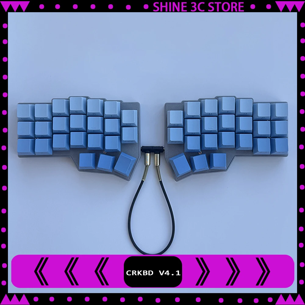 Разделенная клавиатура Corne V4, проводная RP2040, RGB, с возможностью горячей замены, с кабелем TRS VIAL Corne V4, разделенные клавиатуры, аксессуар для ПК, геймера
Разделенная клавиатура Corne V4, проводная RP2040, RGB, с возможностью горячей замены, с кабелем TRS VIAL Corne V4, разделенные клавиатуры, аксессуар для ПК, геймера