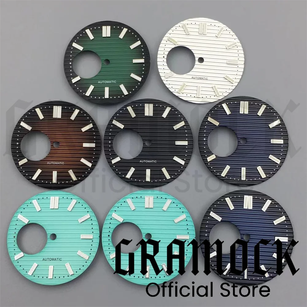 Аксессуары для часов Gramock, 29,8 мм, зеленый, светящийся, черный, белый, зеленый, синий, коричневый, циферблат, подходит для механизма часов NH38
Аксессуары для часов Gramock, 29,8 мм, зеленый, светящийся, черный, белый, зеленый, синий, коричневый, циферблат, подходит для механизма часов NH38