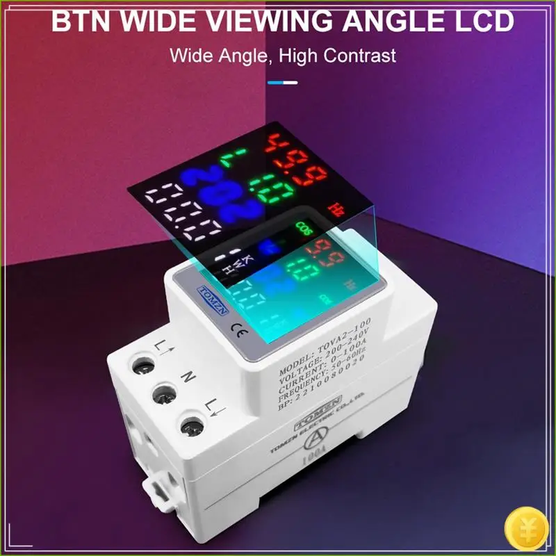 TOMZN 4IN1 AC 200-240 В 100 А Напряжение Ток КВтч Монитор электрической энергии Измеритель напряжения Амперметр Ваттметр Din-рейка
TOMZN 4IN1 AC 200-240 В 100 А Напряжение Ток КВтч Монитор электрической энергии Измеритель напряжения Амперметр Ваттметр Din-рейка
