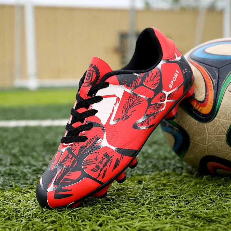 Boys Girls Kids Youth AG Long Spike Soccer Shoes Comfort Anti Slip Outdoor Lawn Professional Football Sport Footwear
Boys Girls Kids Youth AG Long Spike Soccer Shoes Comfort Anti Slip Outdoor Lawn Professional Football Sport Footwear