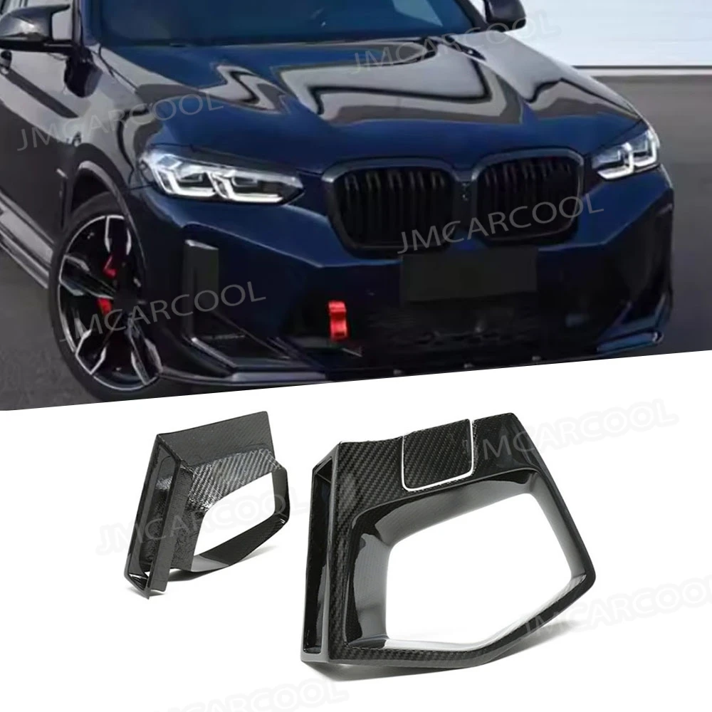 For BMW F97 F98 X3M X4M 2022+ Dry Carbon Fiber Front Bumper Air Intake Vent Cover Trims Cover Decoration Body Kits
For BMW F97 F98 X3M X4M 2022+ Dry Carbon Fiber Front Bumper Air Intake Vent Cover Trims Cover Decoration Body Kits
