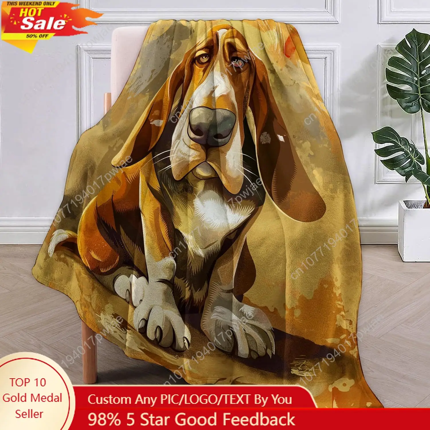 Cute Basset Hound Blanket Gifts for Women Kids Adults Dog Lovers Soft Warm Lightweight Cozy Flannel Animal Throw Custom blankets
Cute Basset Hound Blanket Gifts for Women Kids Adults Dog Lovers Soft Warm Lightweight Cozy Flannel Animal Throw Custom blankets