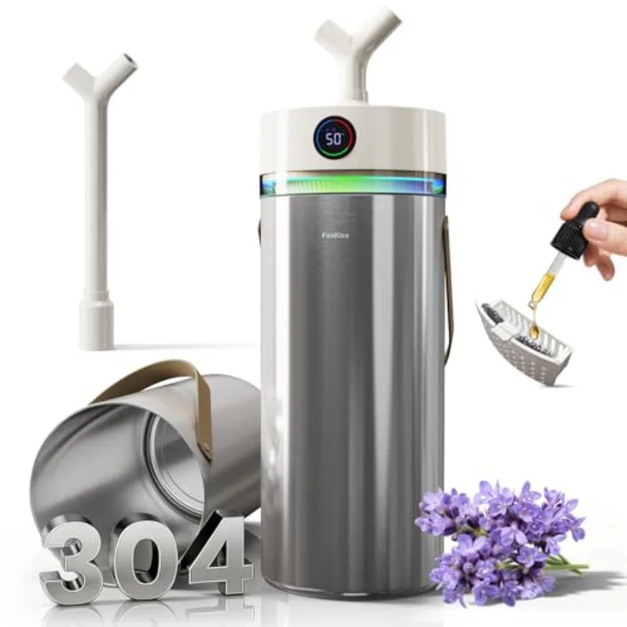 Stainless Steel Humidifier 8L/2.1Gal Cool Mist Humidifiers for Bedroom Easy to Clean Humidifier Large Room with Diffuser Humidi
Stainless Steel Humidifier 8L/2.1Gal Cool Mist Humidifiers for Bedroom Easy to Clean Humidifier Large Room with Diffuser Humidi
