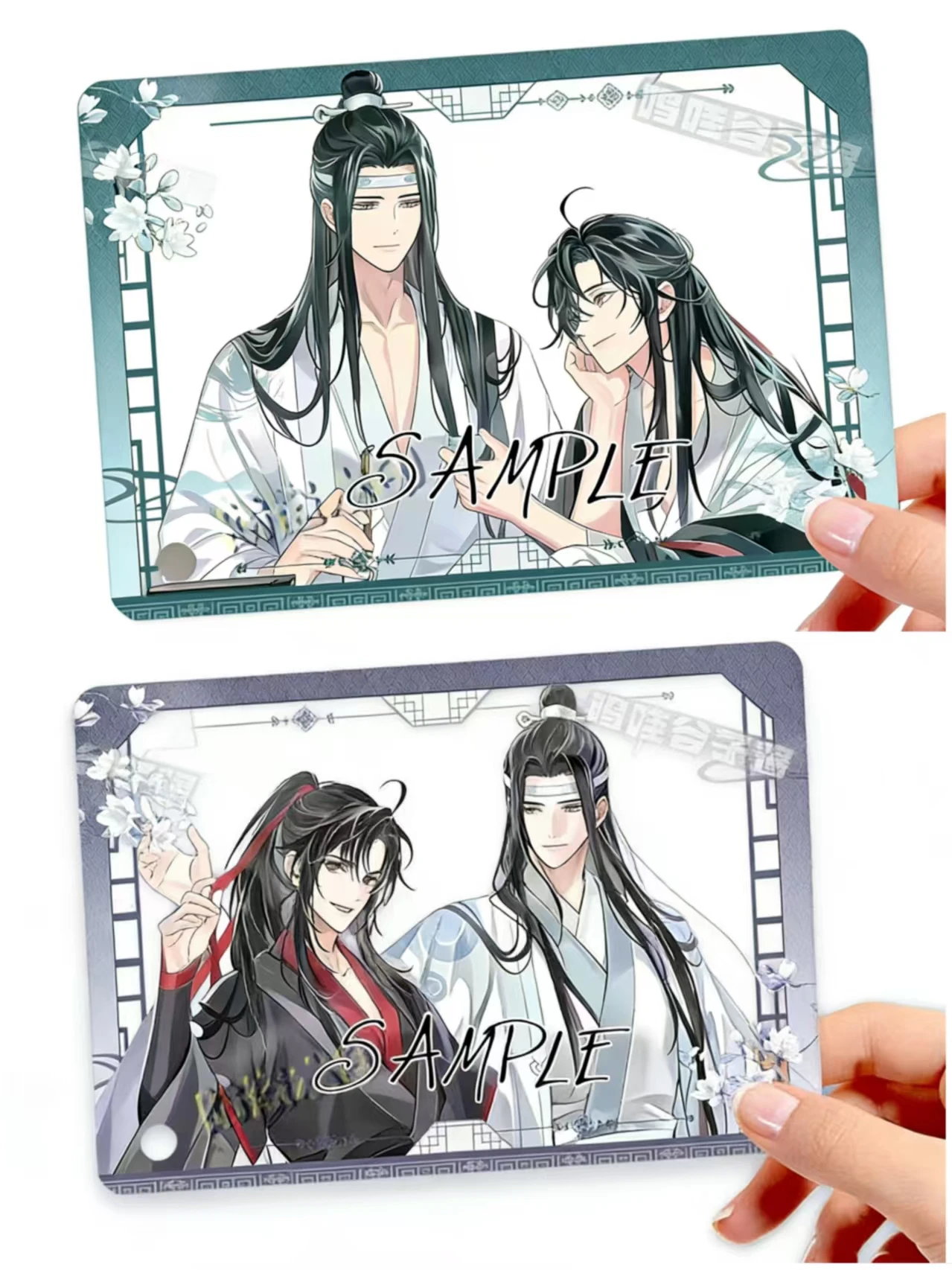 2 шт. Акриловые прозрачные карточки с изображением персонажей аниме Mo Dao Zu Shi (Лан Ванцзи, Вэй Усянь), изысканные HD-фотокарточки, кадры из дорамы, подарок для фанатов
2 шт. Акриловые прозрачные карточки с изображением персонажей аниме Mo Dao Zu Shi (Лан Ванцзи, Вэй Усянь), изысканные HD-фотокарточки, кадры из дорамы, подарок для фанатов