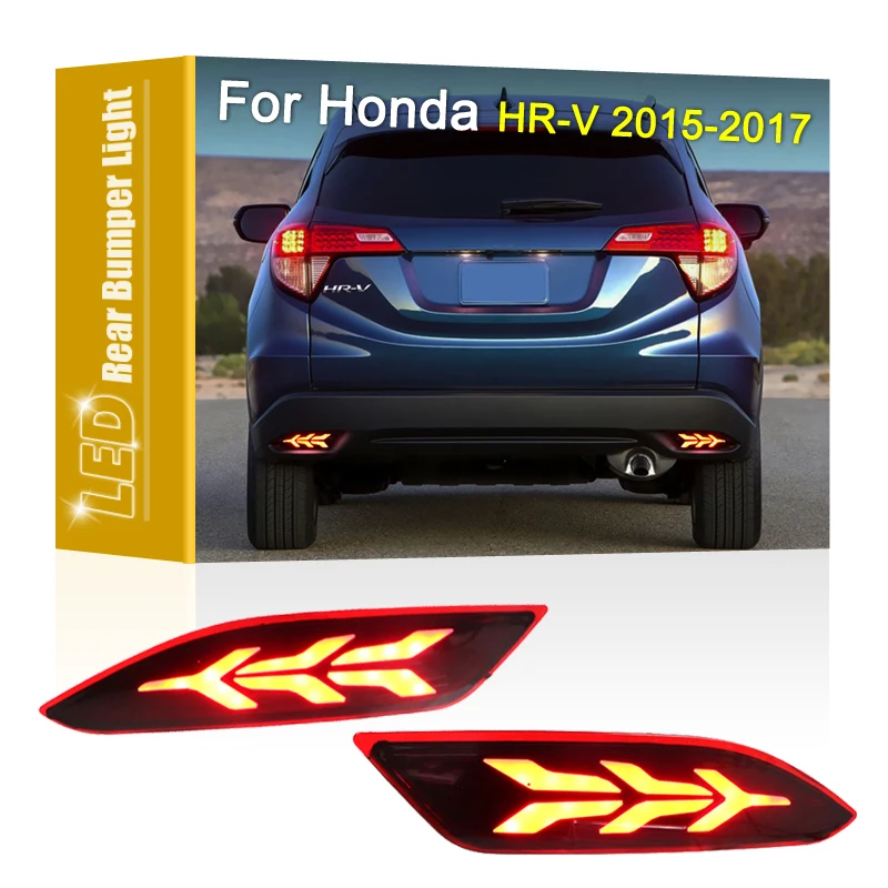 2Pcs LED Taillight Rear Bumper Lamp Assembly Red Driving Brake Light Dynamic Turn Signal Indicator For Honda HR-V 2015 2016 2017
2Pcs LED Taillight Rear Bumper Lamp Assembly Red Driving Brake Light Dynamic Turn Signal Indicator For Honda HR-V 2015 2016 2017