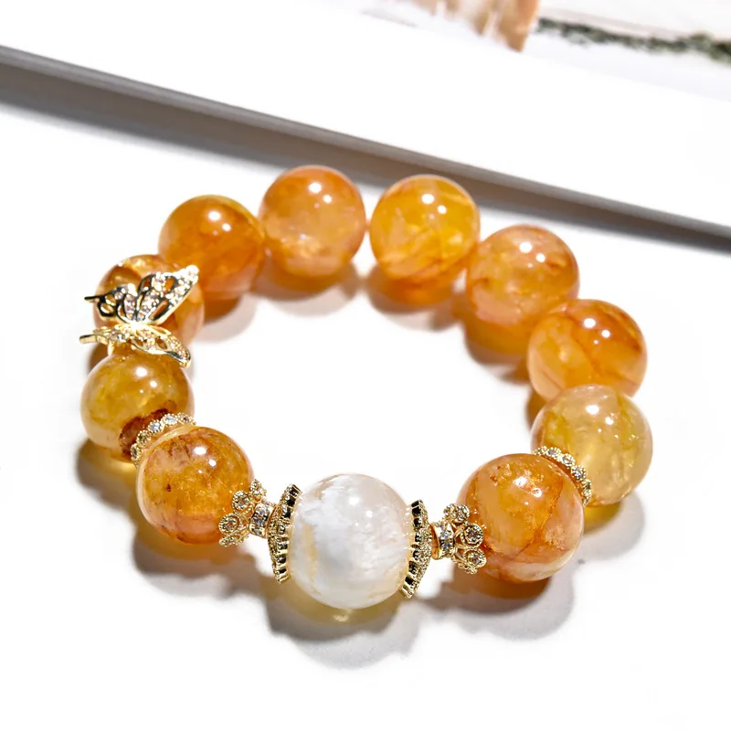 2026 Light Luxury Natural Crystal Yellow Gum Flower Handstring For Her Fadeless Butterfly Snowflake Phantom Bracelet Lucky Wealt
2026 Light Luxury Natural Crystal Yellow Gum Flower Handstring For Her Fadeless Butterfly Snowflake Phantom Bracelet Lucky Wealt