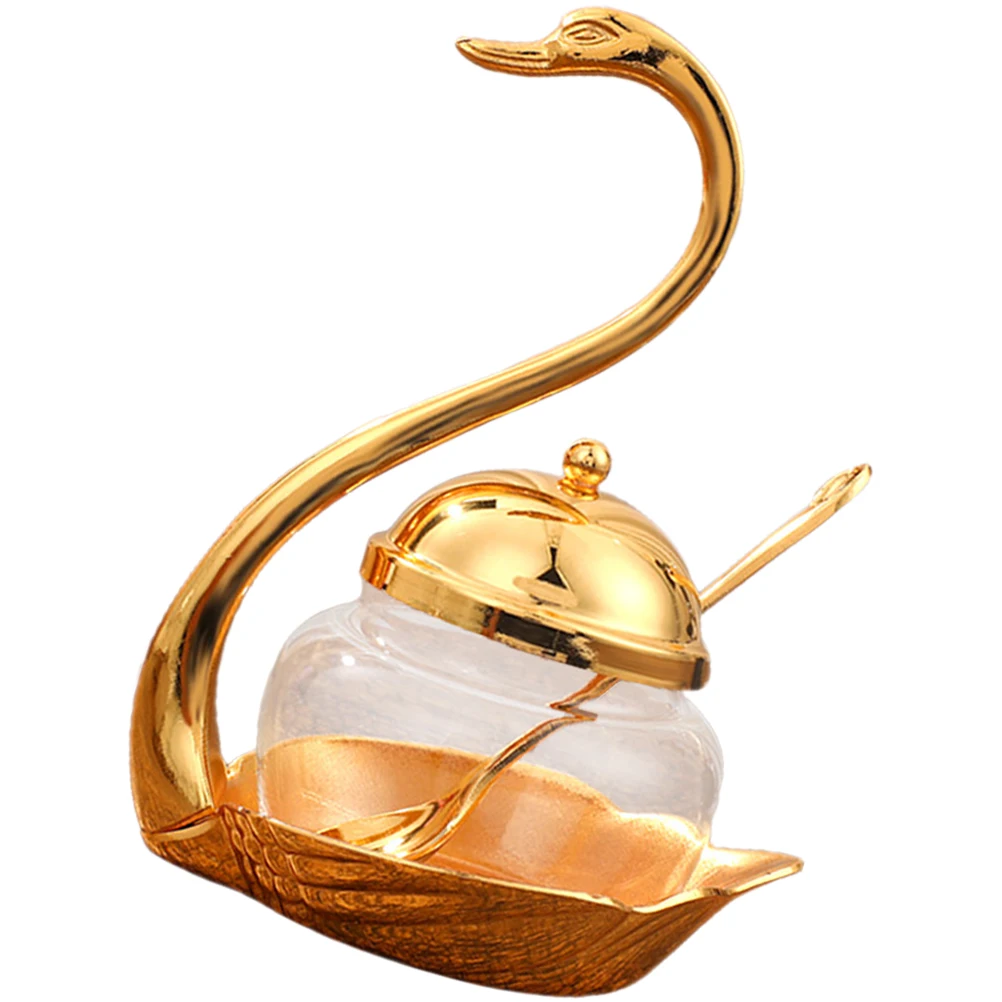 Swan Sugar Container Seasoning Jar Glass Spice Storage Decor Kitchen Bar Accessories Creative Design
Swan Sugar Container Seasoning Jar Glass Spice Storage Decor Kitchen Bar Accessories Creative Design