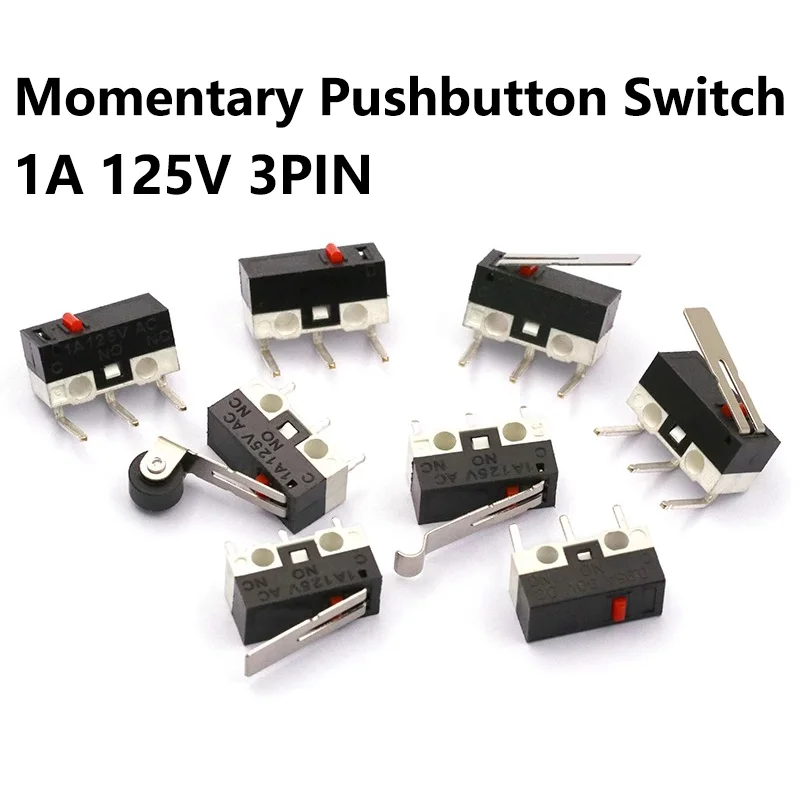20 шт., 3 контакта, мини микро концевой выключатель C NO NC PCB, клеммы ролик SPDT Arc, рычаг, кнопка действия, микро мышь, переключатели 1A 125V
20 шт., 3 контакта, мини микро концевой выключатель C NO NC PCB, клеммы ролик SPDT Arc, рычаг, кнопка действия, микро мышь, переключатели 1A 125V