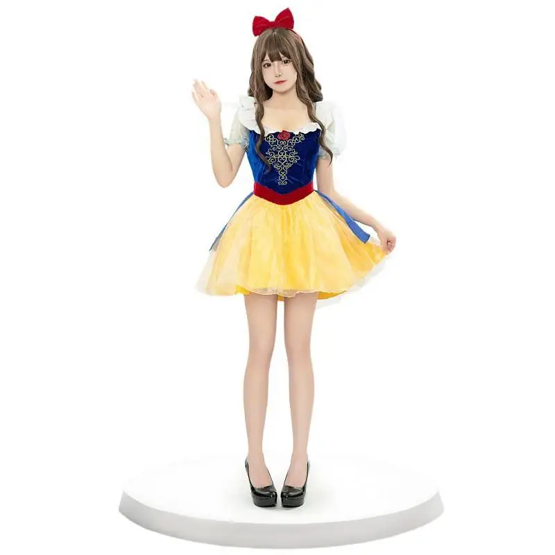 Adult Princess Costume Ball Gown Halloween Snow White Masquerade Performance Clothing Women's Fashion Stage Outfit
Adult Princess Costume Ball Gown Halloween Snow White Masquerade Performance Clothing Women's Fashion Stage Outfit