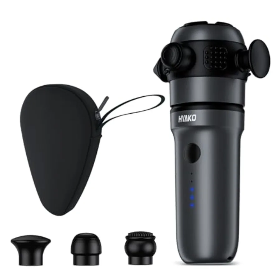 HYAKO R1 Mini Handheld Therapy Massager - Travel Deep Tissue Vibration Massage Gun Designed for Smaller Joints, Muscle Origins,
HYAKO R1 Mini Handheld Therapy Massager - Travel Deep Tissue Vibration Massage Gun Designed for Smaller Joints, Muscle Origins,