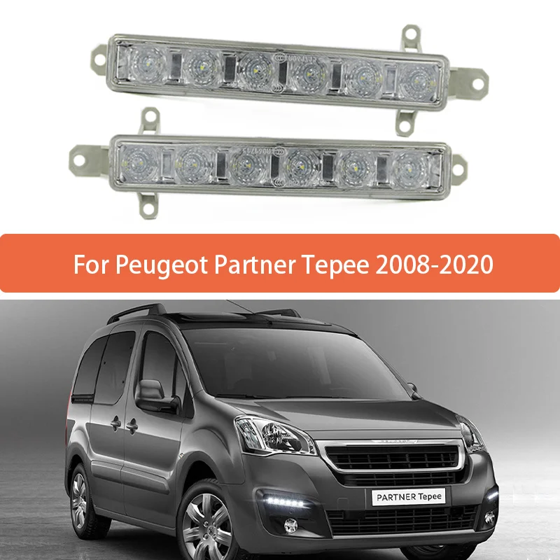 Pair Left&Right Daytime Running Light For Peugeot Partner Tepee 2008 2009 2010 2011 2012 2013-2020 Front Bumper Anti Fog Light
Pair Left&Right Daytime Running Light For Peugeot Partner Tepee 2008 2009 2010 2011 2012 2013-2020 Front Bumper Anti Fog Light