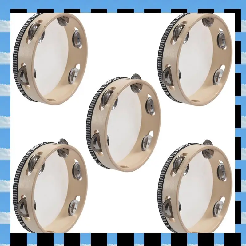 ABME 5X 7 Inch Musical Tambourine Tamborine Drum Round Percussion Gift For KTV Party
ABME 5X 7 Inch Musical Tambourine Tamborine Drum Round Percussion Gift For KTV Party