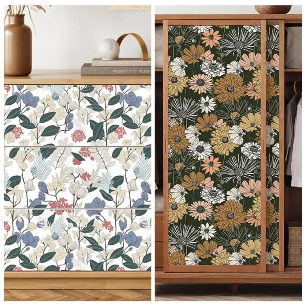 Antifouling Self-pasted Wallpaper Water-based Ink Printing Easy To Clean Wall Stickers PVC Waterproof Floral Pattern Wallpaper
Antifouling Self-pasted Wallpaper Water-based Ink Printing Easy To Clean Wall Stickers PVC Waterproof Floral Pattern Wallpaper