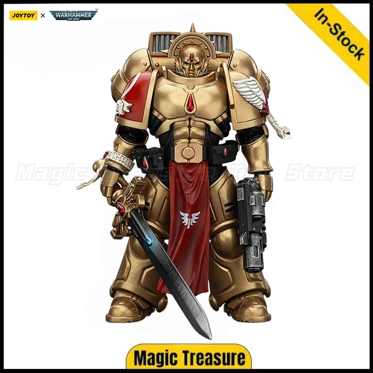 【В наличии】 Фигурка JOYTOY 1/18 Warhammer 40K Blood Angels Sanguinary Guard 1 с пистолетом Inferno и режимом лезвия Encarmine
【В наличии】 Фигурка JOYTOY 1/18 Warhammer 40K Blood Angels Sanguinary Guard 1 с пистолетом Inferno и режимом лезвия Encarmine