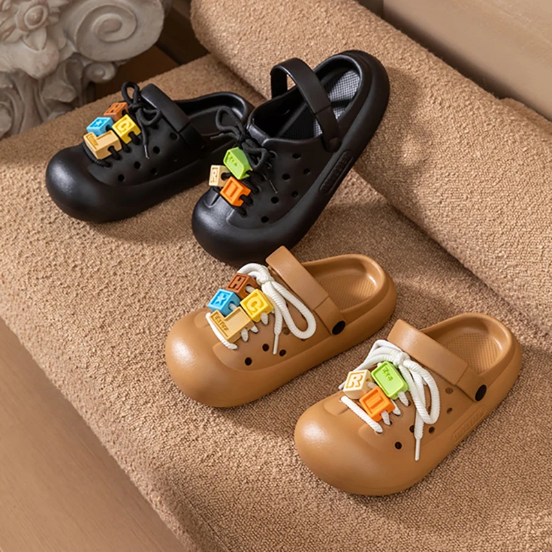 Young Lady's Lovely Lace-up EVA Sandals For Summer And Autumn Lightweight And Breathable Outdoor Slippers Women's Garden Shoes
Young Lady's Lovely Lace-up EVA Sandals For Summer And Autumn Lightweight And Breathable Outdoor Slippers Women's Garden Shoes