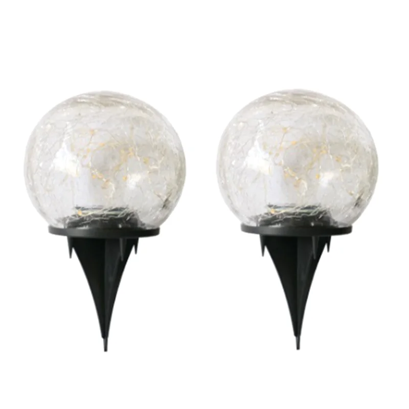 A06T-2Pcs Outdoor Solar Waterproof Lamp Crack Ball Lamp, Ground Landscape Decoration LED Light
A06T-2Pcs Outdoor Solar Waterproof Lamp Crack Ball Lamp, Ground Landscape Decoration LED Light