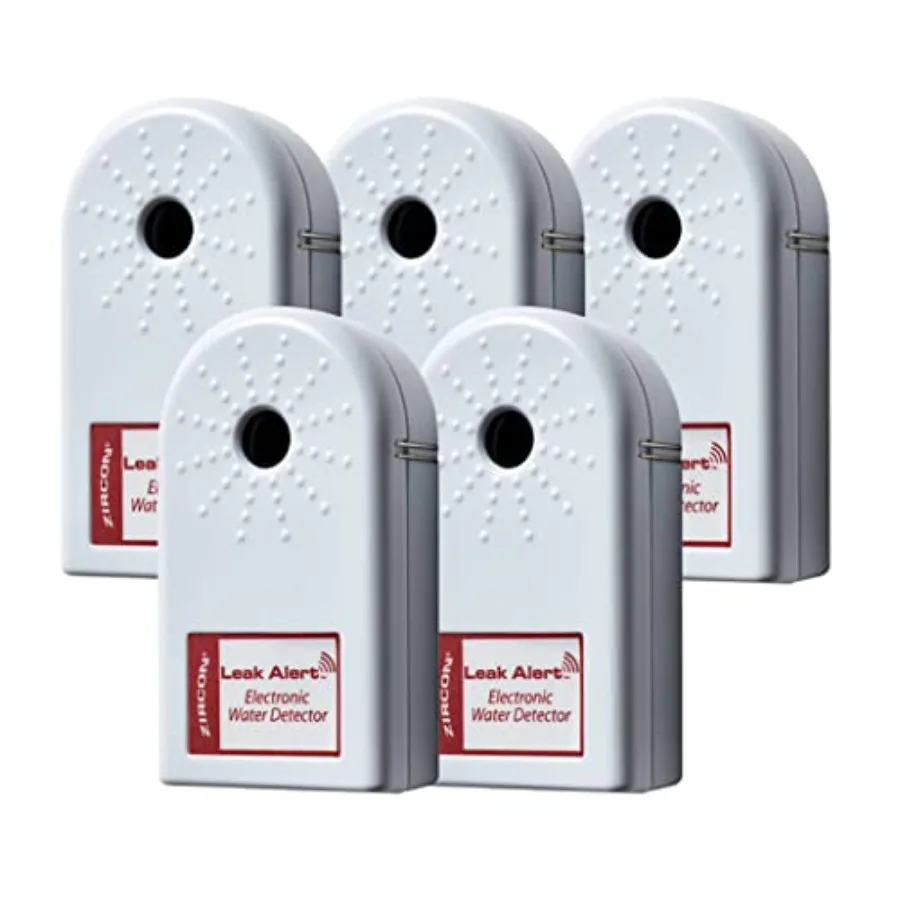 Leak Alert Water Leak Detector Flood Sensor Alarm/Water Leak Sensor with Dual Leak Alarms 90dB Audio/Battery Powered 5 Pack Bat
Leak Alert Water Leak Detector Flood Sensor Alarm/Water Leak Sensor with Dual Leak Alarms 90dB Audio/Battery Powered 5 Pack Bat