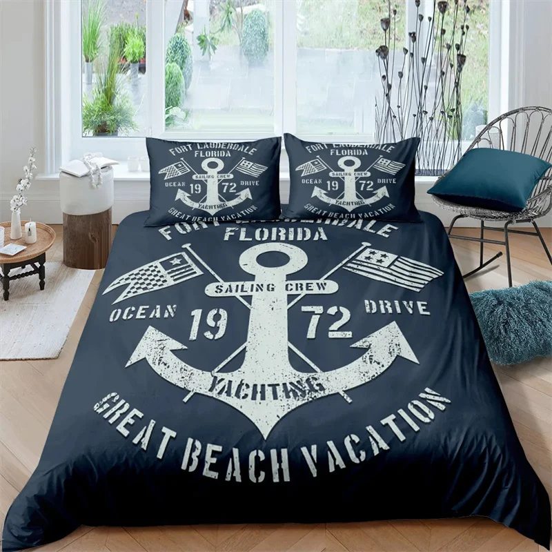 3D Print Anchor Duvet Cover Set 2/3 Pcs Pillowcase Bedding Set Full Queen King Size
3D Print Anchor Duvet Cover Set 2/3 Pcs Pillowcase Bedding Set Full Queen King Size