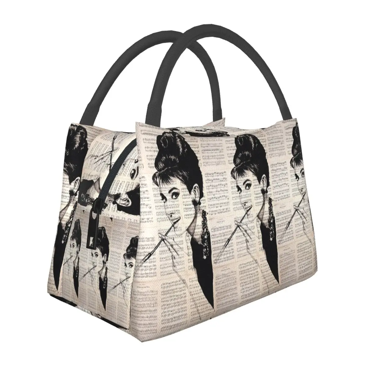 Термосумка для обедов в стиле Одри Хепберн для женщин, портативный контейнер для хранения еды, термосумка-холодильник для бенто-боксов
Термосумка для обедов в стиле Одри Хепберн для женщин, портативный контейнер для хранения еды, термосумка-холодильник для бенто-боксов