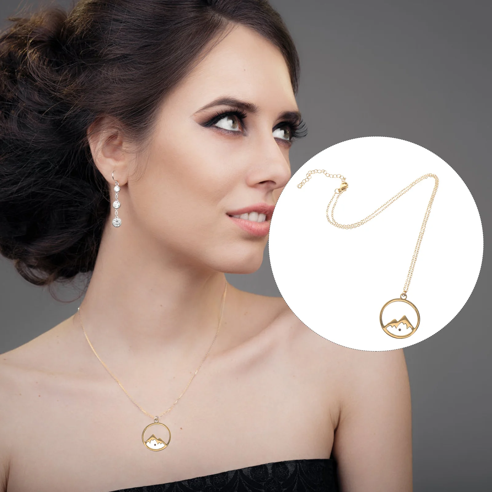 Mountain Pendant Necklace For Women Minimalist Dainty Clavicle Chain Trendy Simple Jewelry Lightweight Wear Resistant Accessory
Mountain Pendant Necklace For Women Minimalist Dainty Clavicle Chain Trendy Simple Jewelry Lightweight Wear Resistant Accessory