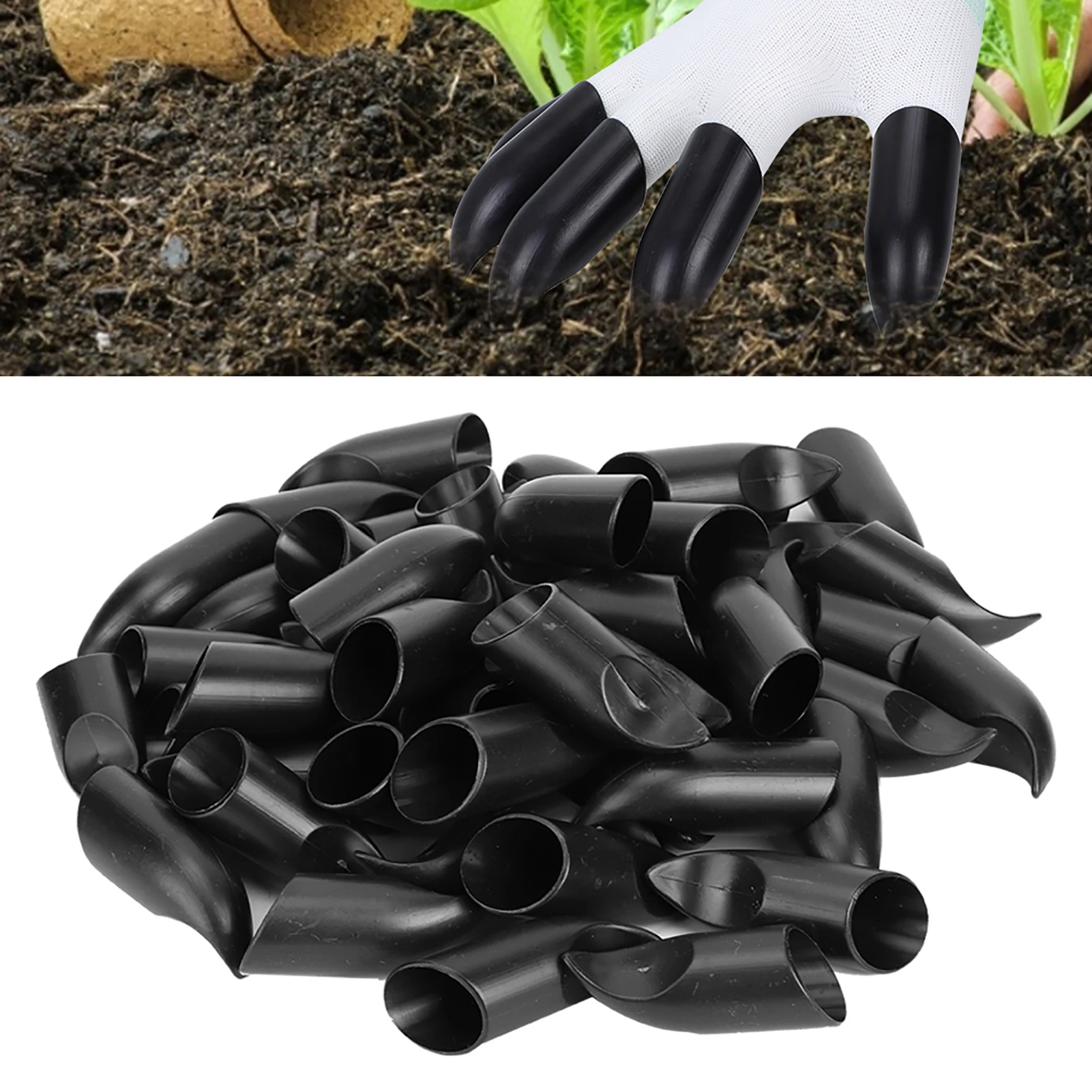 Garden Planting Digging Claws Plastic Black Hand Protection Claws Gloves Gardening Supplies Tools
Garden Planting Digging Claws Plastic Black Hand Protection Claws Gloves Gardening Supplies Tools