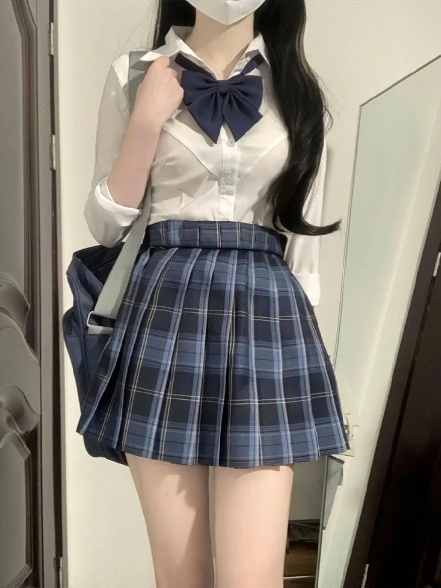 plus Size Shirt And Skirt Set for Women 200 Pounds Extra Large Long Sleeve Waist-Cinching Fashionable Jk Uniform Top Short Skirt
plus Size Shirt And Skirt Set for Women 200 Pounds Extra Large Long Sleeve Waist-Cinching Fashionable Jk Uniform Top Short Skirt