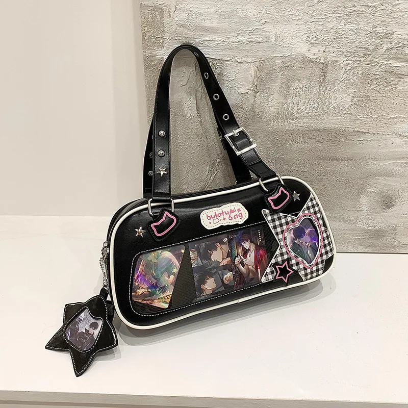New JK Uniform Shoulder Bag Preppy Style Fashion Casual Armpit Bags Bolsos Mujer Sweet and Cool Ulzzang Ita Dolls Bag
New JK Uniform Shoulder Bag Preppy Style Fashion Casual Armpit Bags Bolsos Mujer Sweet and Cool Ulzzang Ita Dolls Bag
