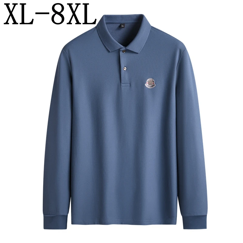8XL 7XL 6XL New Autumn Luxury Design Shirts For Man Long Sleeve Mens Polos Top Quality Loose Polo Shirt Men Tops Casual T-shirt
8XL 7XL 6XL New Autumn Luxury Design Shirts For Man Long Sleeve Mens Polos Top Quality Loose Polo Shirt Men Tops Casual T-shirt