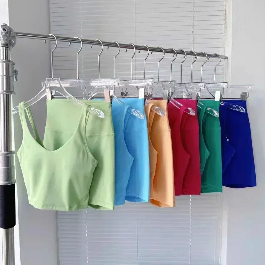 Lemon 2 Piece Sport Suit Sexy Back Fitness Yoga Bra Running Vest High Waist Skinny Shorts 6" Fitness Workout Yoga Short Pants
Lemon 2 Piece Sport Suit Sexy Back Fitness Yoga Bra Running Vest High Waist Skinny Shorts 6" Fitness Workout Yoga Short Pants