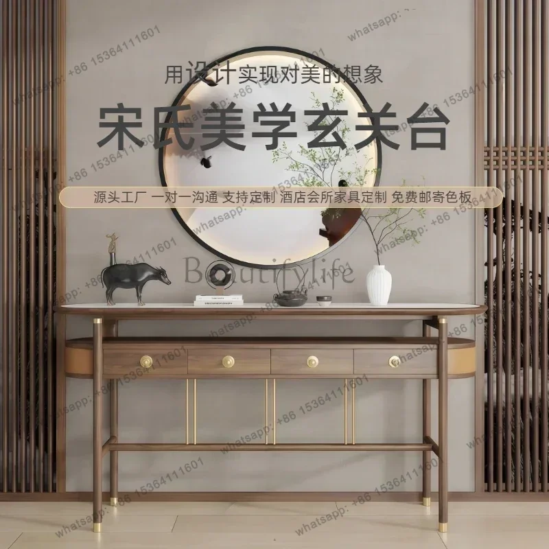 Table, Living Room Table, Long Case, New Chinese Case, Zen Solid Wood Furniture
Table, Living Room Table, Long Case, New Chinese Case, Zen Solid Wood Furniture