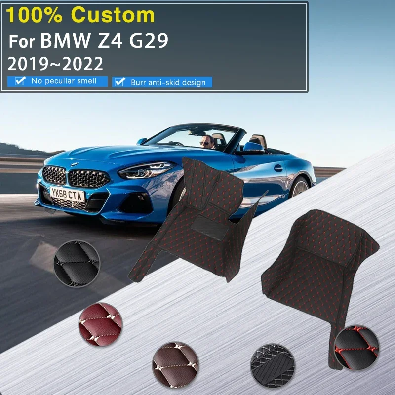 3D автомобильные коврики для BMW Z4 G29 2019 2020 2021 2022, защитные ковры, роскошный кожаный коврик, водонепроницаемый комплект автомобильных аксессуаров
3D автомобильные коврики для BMW Z4 G29 2019 2020 2021 2022, защитные ковры, роскошный кожаный коврик, водонепроницаемый комплект автомобильных аксессуаров